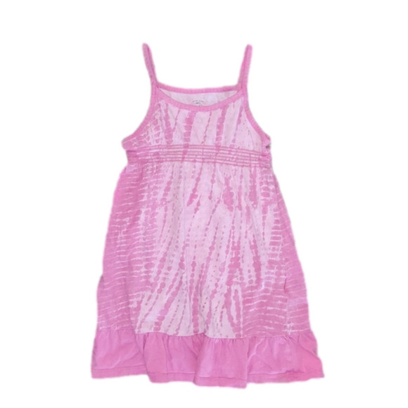 FADED GLORY Pink Tie-Dye Spaghetti-Strap Dress - Picture 1 of 5